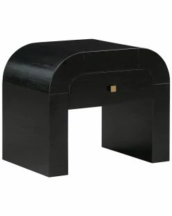 TOV Hump Black Nightstand Home Nightstands
