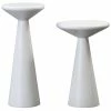 TOV Gianna Set Of 2 Concrete Accent Tables Home End & Side Tables