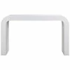 TOV Hump White Console Table Home TV Stands & Consoles