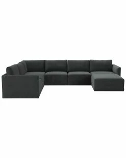 TOV Furniture Willow Large Modular Chaise Sectional Home Sofas & Sectionals -TOV Shop 3050805133 RLLZ 3