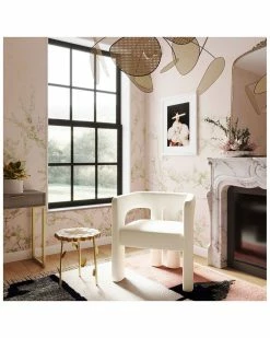 TOV Sloane Cream Velvet Chair Home Accent Chairs -TOV Shop 3050813460 RLLZ 4