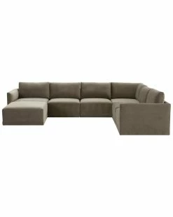 TOV Furniture Willow Large Modular Chaise Sectional Home Sofas & Sectionals -TOV Shop 3050819231 RLLZ 3