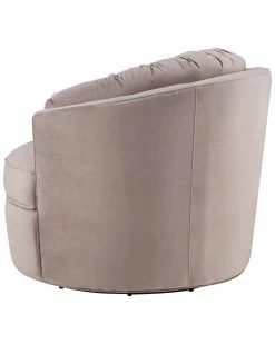 TOV Eloise Velvet Swivel Chair Home Accent Chairs -TOV Shop 3050826934 RLLZ 3