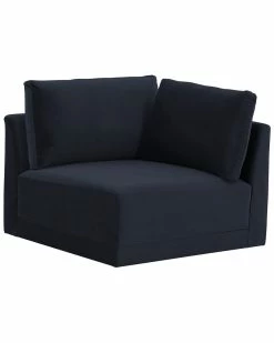 TOV Furniture Willow Velvet Corner Chair Home Accent Chairs