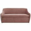 TOV Furniture Cellia Velvet Loveseat Home Sofas & Sectionals
