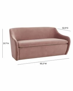TOV Furniture Cellia Velvet Loveseat Home Sofas & Sectionals -TOV Shop 3050830125 RLLZ 5