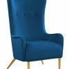 TOV Furniture Ethan Velvet Tall Chair Home Accent Chairs