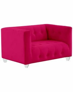 TOV Furniture Bea Velvet Pet Bed Home Pet Supplies