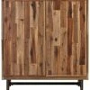 TOV Bushwick Wooden Bar Cabinet Home Sideboards & Credenzas
