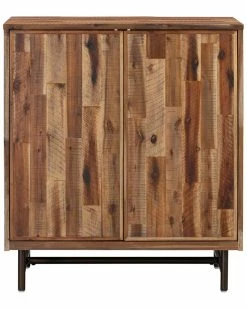 TOV Bushwick Wooden Bar Cabinet Home Sideboards & Credenzas