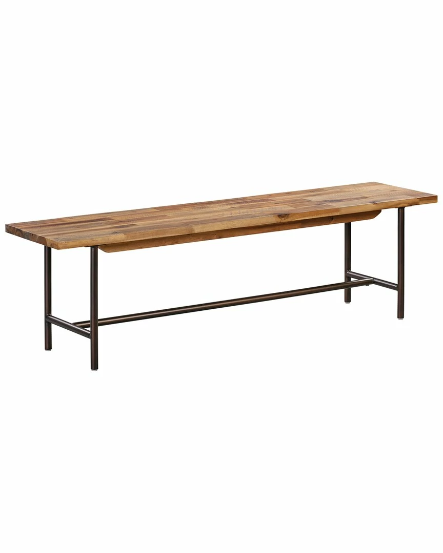 TOV Furniture Bushwick Wooden Bench Home Nightstands 2 TOV Furniture Bushwick Wooden Bench Home Nightstands - Image 2