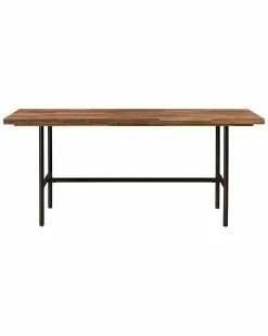 TOV Bushwick Wooden Dining Table Home Dining Tables