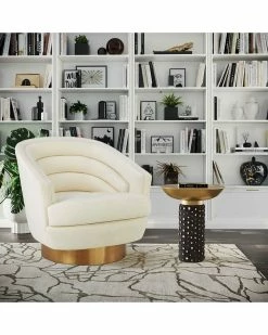 TOV Furniture Canyon Velvet Swivel Chair Home Accent Chairs -TOV Shop 3050848871 RLLZ 2