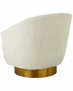 TOV Furniture Canyon Velvet Swivel Chair Home Accent Chairs -TOV Shop 3050848871 RLLZ 4