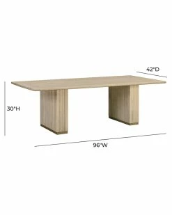 TOV Furniture Chelsea Rectangular Dining Table Home Dining Tables -TOV Shop 3050856746 RLLZ 5
