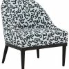 TOV Crystal Patterned Accent Chair Home Accent Chairs