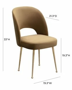 TOV Furniture Swell Velvet Chair Home Accent Chairs -TOV Shop 3050870521 RLLZ 3