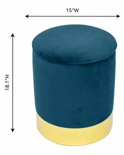 TOV Furniture Pri Storage Ottoman Home Ottomans & Poufs -TOV Shop 3050875407 RLLZ 3