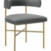 TOV Kim Performance Velvet Chair Home Accent Chairs