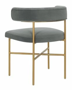 TOV Kim Performance Velvet Chair Home Accent Chairs -TOV Shop 3050881739 RLLZ 3