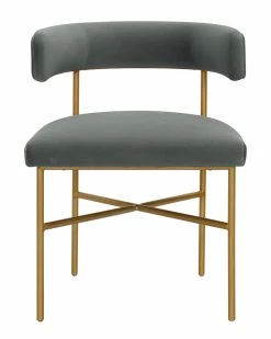 TOV Kim Performance Velvet Chair Home Accent Chairs -TOV Shop 3050881739 RLLZ 4