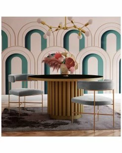 TOV Kim Performance Velvet Chair Home Accent Chairs -TOV Shop 3050881739 RLLZ 5