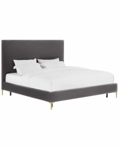 TOV Furniture Delilah Velvet Bed Home Beds & Headboards