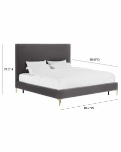TOV Furniture Delilah Velvet Bed Home Beds & Headboards -TOV Shop 3050883529 RLLZ 3