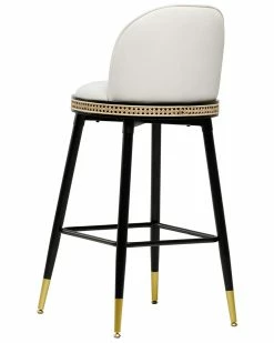 TOV Furniture Harley Velvet Bar Stool Home Dining Chairs & Stools -TOV Shop 3050900609 RLLZ 3