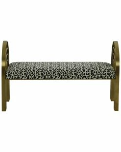 TOV Furniture Mavis Velvet Bench Home Accent Chairs -TOV Shop 3050900695 RLLZ 3