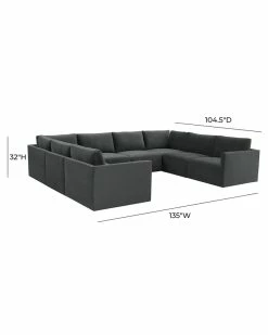 TOV Furniture Willow Large Modular U-Sectional Home Sofas & Sectionals -TOV Shop 3050901640 RLLZ 4