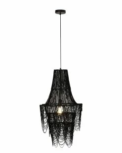 TOV Furniture Raipur Black Pendant Home Ceiling Lighting