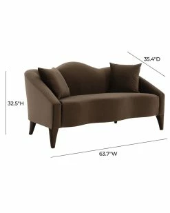 TOV Furniture Naya Velvet Loveseat Home Sofas & Sectionals -TOV Shop 3050917702 RLLZ 5