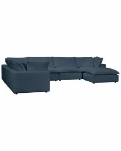 TOV Furniture Cali Large Modular Chaise Sectional Home Sofas & Sectionals