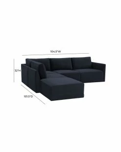 TOV Furniture Willow Modular LAF Sectional Home Sofas & Sectionals -TOV Shop 3050928762 RLLZ 3