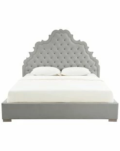TOV Furniture Carolina Velvet Bed Home Beds & Headboards -TOV Shop 3050933026 RLLZ 3