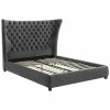 TOV Furniture Sassy Velvet Bed Home Beds & Headboards
