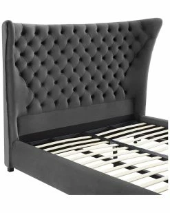 TOV Furniture Sassy Velvet Bed Home Beds & Headboards -TOV Shop 3050941518 RLLZ 3