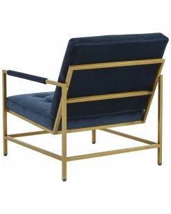 TOV Van Velvet Accent Chair Home Accent Chairs -TOV Shop 3050943307 RLLZ 4