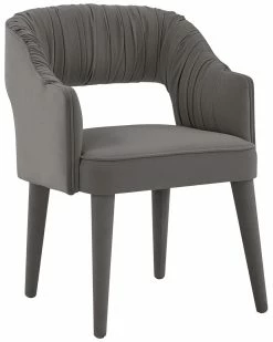 TOV Furniture Zora Velvet Dining Chair Home Dining Chairs & Stools