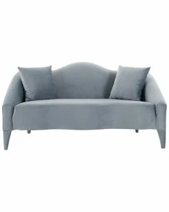TOV Furniture Naya Velvet Loveseat Home Sofas & Sectionals