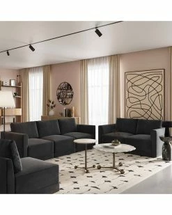 TOV Furniture Willow Armless Chair Home Accent Chairs -TOV Shop 3050957555 RLLZ 2