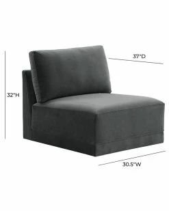 TOV Furniture Willow Armless Chair Home Accent Chairs -TOV Shop 3050957555 RLLZ 5