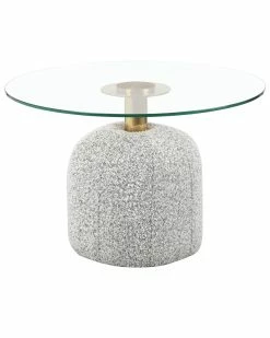 TOV Furniture Suki Boucle Coffee Table Home Coffee Tables
