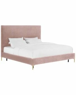 TOV Furniture Delilah Velvet Bed Home Beds & Headboards
