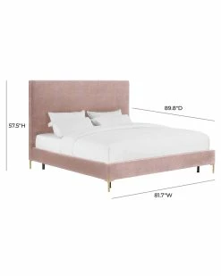 TOV Furniture Delilah Velvet Bed Home Beds & Headboards -TOV Shop 3050975488 RLLZ 3