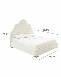 TOV Furniture Carolina Velvet Bed Home Beds & Headboards -TOV Shop 3050978284 RLLZ 4