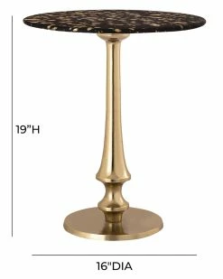 TOV Goat Hide Side Table Home End & Side Tables -TOV Shop 3050990859 RLLZ 4