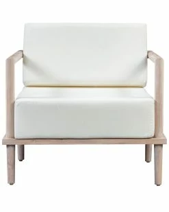 TOV Furniture Emerson Cream Outdoor Lounge Chair Home Seating