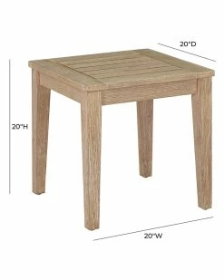 TOV Furniture Miriam Outdoor End Table Home Outdoor Tables -TOV Shop 3070436209 RLLZ 4